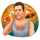 😳-Die Hard, Telegram Sticker