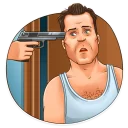 😲-Die Hard, Telegram Sticker
