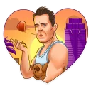 😘-Die Hard, Telegram Sticker
