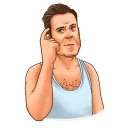 😏-Die Hard, Telegram Sticker