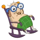 😎-Diggy animated :: @stickroom, Telegram Sticker