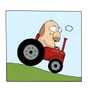🚜-Diggy animated :: @stickroom, Telegram Sticker