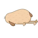 😵-Diggy animated :: @stickroom, Telegram Sticker