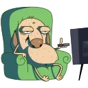 📺-Diggy animated :: @stickroom, Telegram Sticker