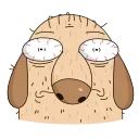 😦-Diggy animated :: @stickroom, Telegram Sticker