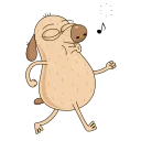 💃-Diggy animated :: @stickroom, Telegram Sticker