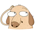 🤔-Diggy animated :: @stickroom, Telegram Sticker