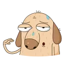 😰-Diggy animated :: @stickroom, Telegram Sticker