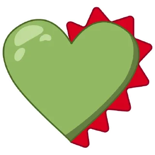 ❤️-Дино Грино, Telegram Sticker