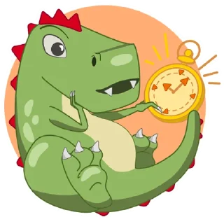 😮-Дино Грино, Telegram Sticker