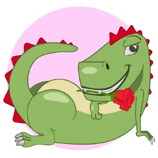 😏-Дино Грино, Telegram Sticker
