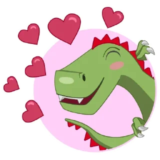 😻-Дино Грино, Telegram Sticker