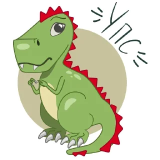 ☹️-Дино Грино, Telegram Sticker