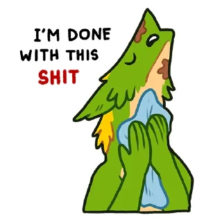 ✋-Dio green dragon, Telegram Sticker