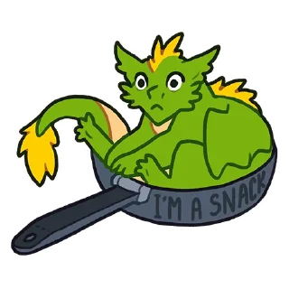 🍳-Dio green dragon, Telegram Sticker
