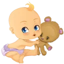 👶-Glam.or Girls, Telegram Sticker