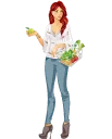 🛒-Glam.or Girls, Telegram Sticker
