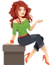 💁‍♀-Glam.or Girls, Telegram Sticker