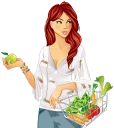 🍏-Glam.or Girls, Telegram Sticker