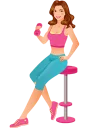 💪-Glam.or Girls, Telegram Sticker