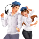 🥂-Glam.or Girls, Telegram Sticker