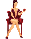 🍷-Glam.or Girls, Telegram Sticker