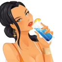 🍹-Glam.or Girls, Telegram Sticker
