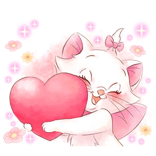 Disney's Marie Girly @HanaParadise, telegram sticker