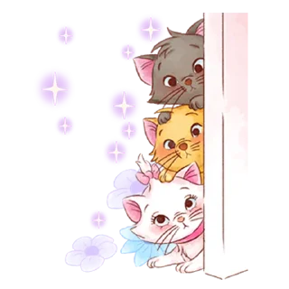 😕-Disney's Marie Girly @HanaParadise, Telegram Sticker