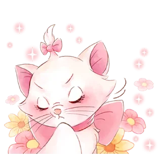 🙄-Disney's Marie Girly @HanaParadise, Telegram Sticker