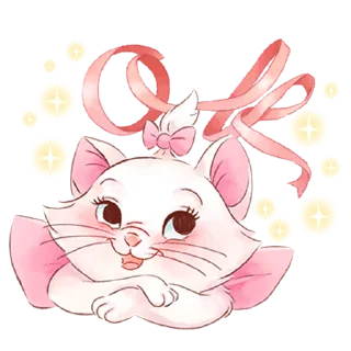 ☺️-Disney's Marie Girly @HanaParadise, Telegram Sticker