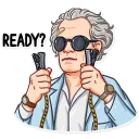 😎-Back to the Future, Telegram Sticker