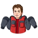 🤷‍♂️-Back to the Future, Telegram Sticker