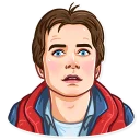 😳-Back to the Future, Telegram Sticker