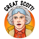 😲-Back to the Future, Telegram Sticker