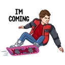 😏-Back to the Future, Telegram Sticker