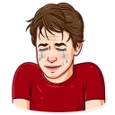 😭-Back to the Future, Telegram Sticker