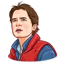 🙄-Back to the Future, Telegram Sticker