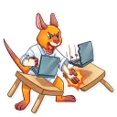 😡-Mr. Kangaroo, Telegram Sticker