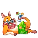 😎-Mr. Kangaroo, Telegram Sticker