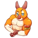 💪-Mr. Kangaroo, Telegram Sticker
