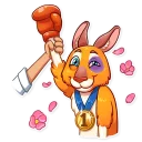 🥇-Mr. Kangaroo, Telegram Sticker