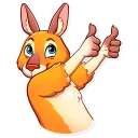 👍-Mr. Kangaroo, Telegram Sticker