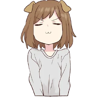 🐱-Собачка-тян @Nyasticks, Telegram Sticker