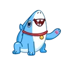 👋-Sharkpup, Telegram Sticker