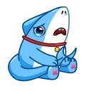 😢-Sharkpup, Telegram Sticker