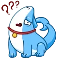 🤔-Sharkpup, Telegram Sticker