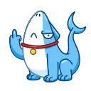 😠-Sharkpup, Telegram Sticker