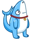😐-Sharkpup, Telegram Sticker