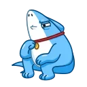🤔-Sharkpup, Telegram Sticker